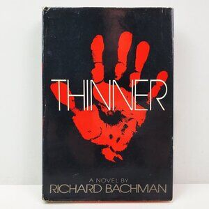 Thinner Richard Bachman (King) 1984 Hardcover Book Club Ed. NAL BCE No Gutter